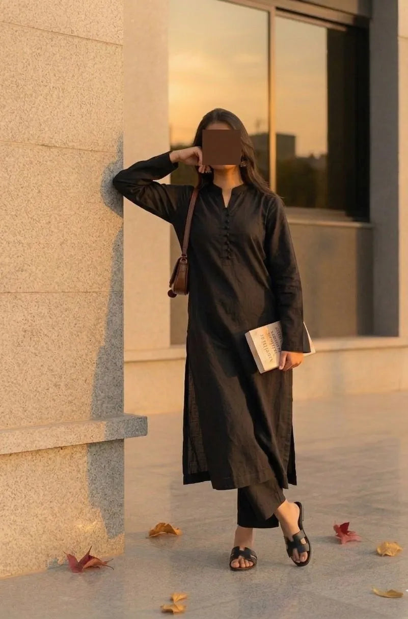 Black Classic Coord Set