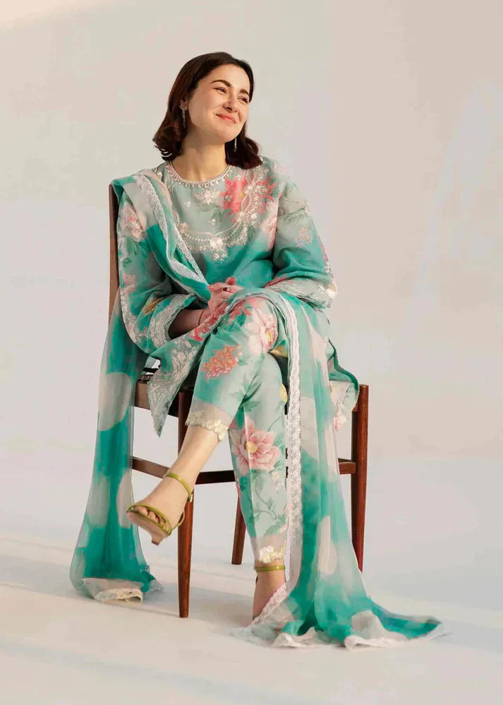 SANA SAFINAZ | 3 Piece Unstitched Printed Suit 0024