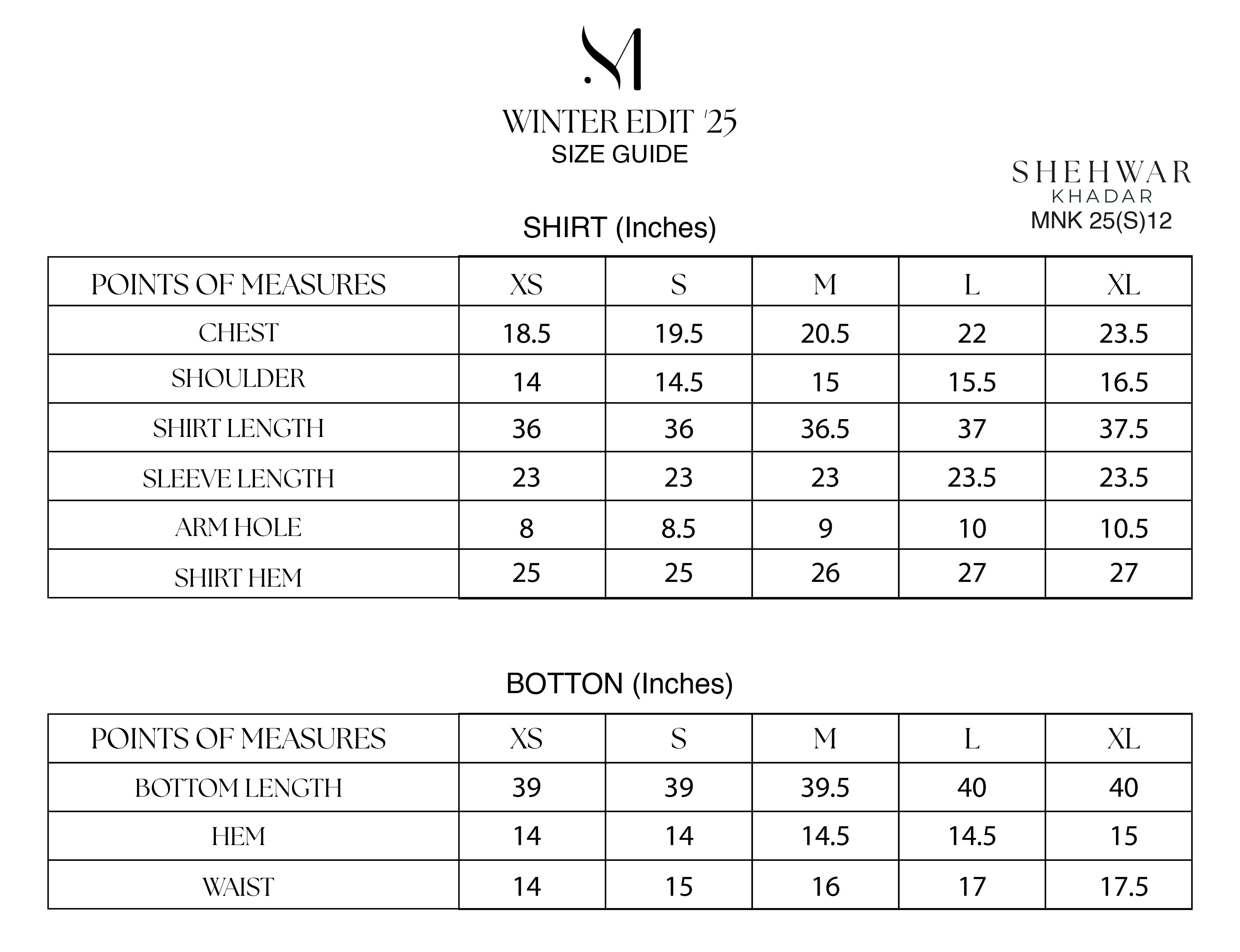 SHEHWAR(MNK25S12)